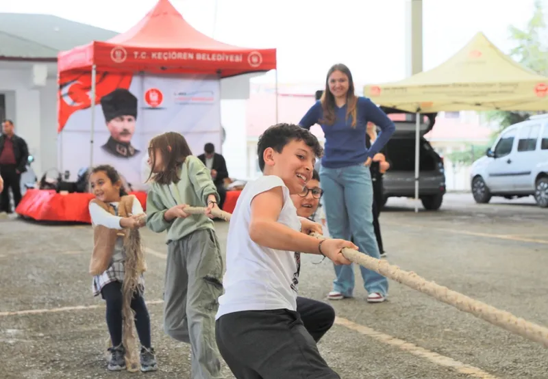Keçiören’deki Sokak Oyunları Festivali’nde doyasıya eğlence
