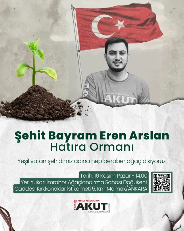AKUT Gönüllüsü Bayram Eren Arslan