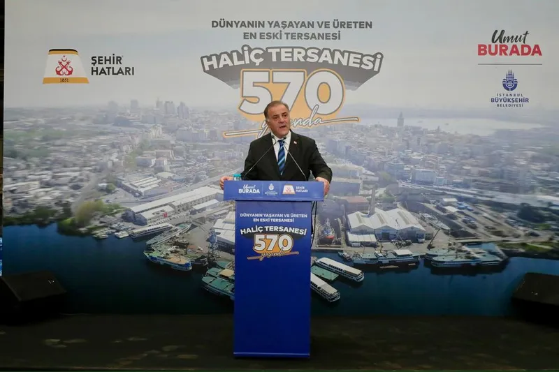 TARİHİ HALİÇ TERSANESİ 570 YAŞINDA