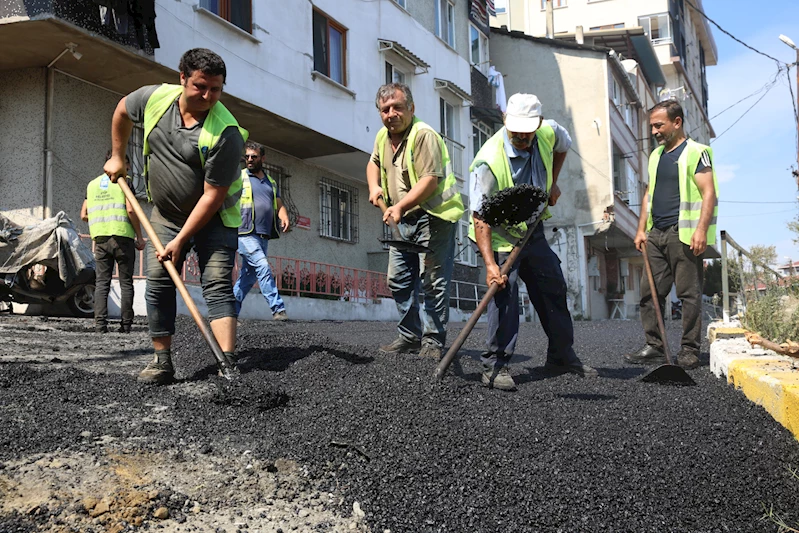 Eyüpsultan’ın sokakları 2024 yılında 100 bin ton asfaltla tanıştı