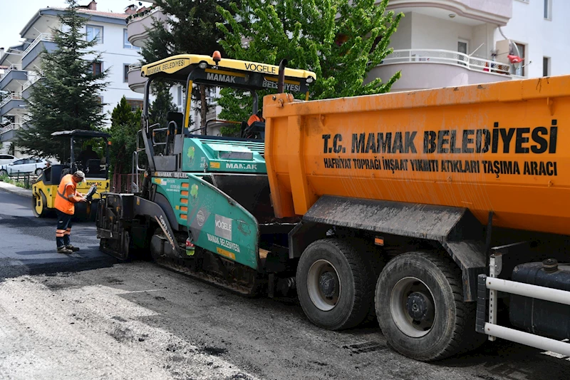 Mamak’ta Asfalt Sezonu Açıldı