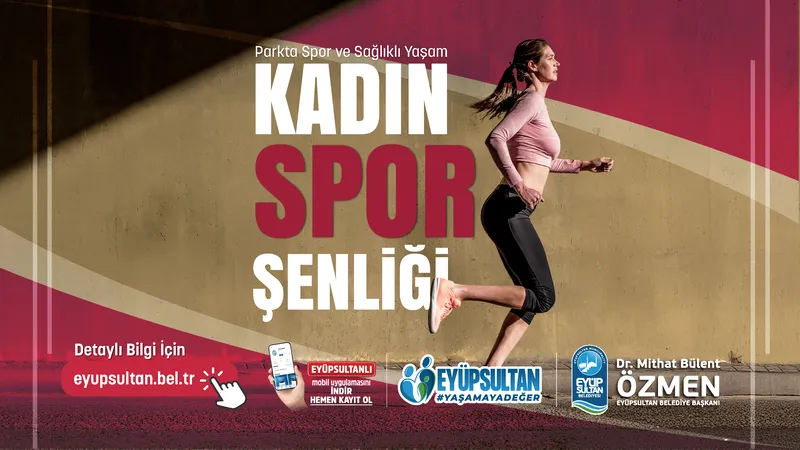 Eyüpsultan Belediyesi’nden kadınlara özel spor şenliği
